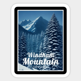 Windham Mountain New York Ski Sticker